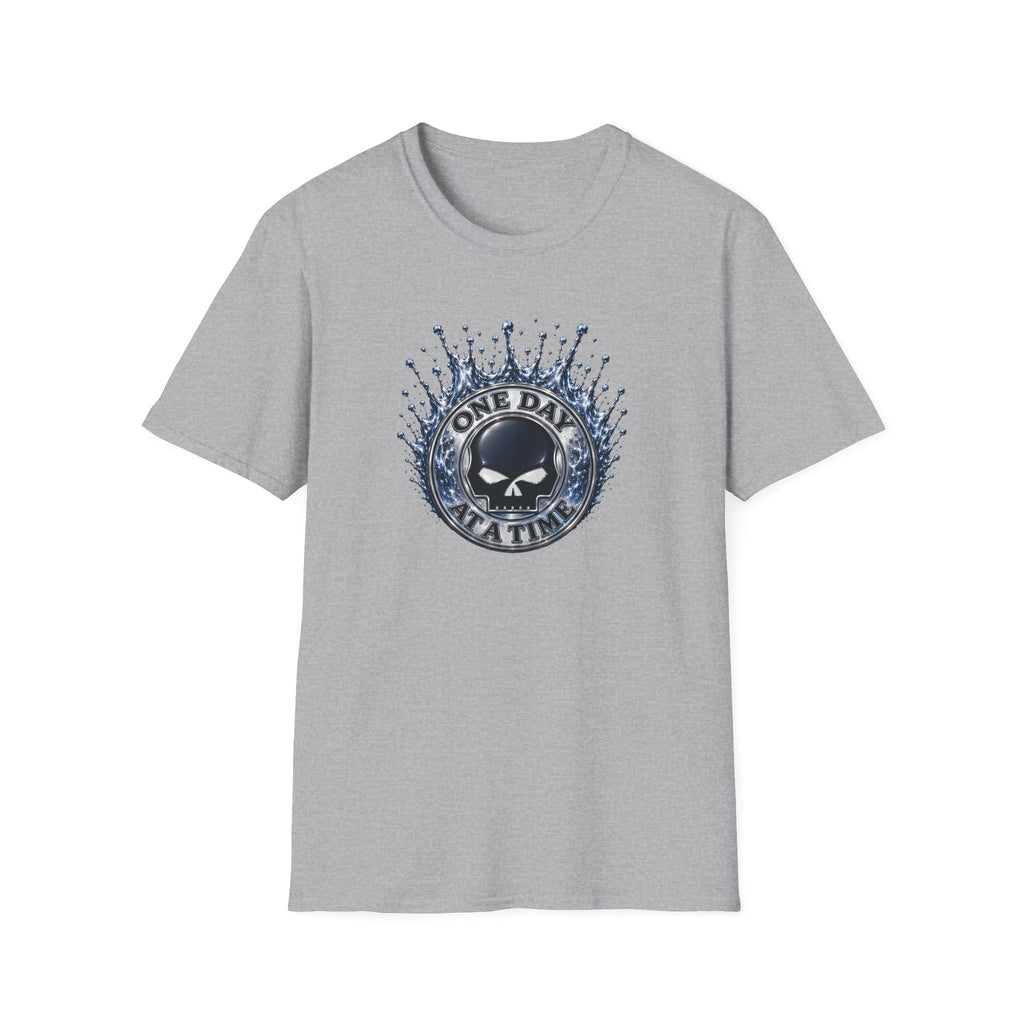 💧 One Day at a Time Liquid Steel Recovery Tee 💧