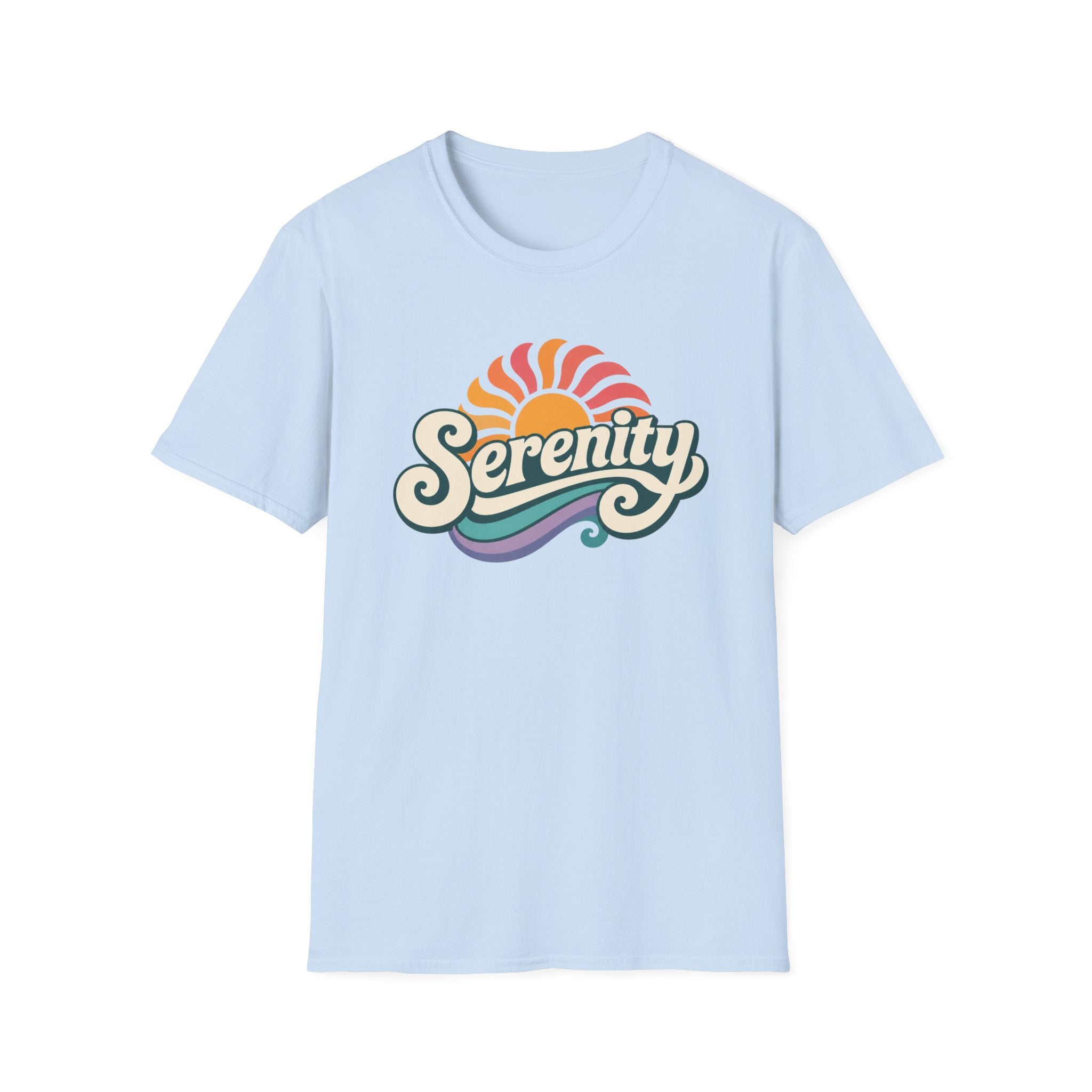 Serenity Retro Recovery Tee – Vintage Sober Lifestyle Shirt