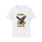 Sober and Proud Eagle Tee – front view | DPR Recovery Tees