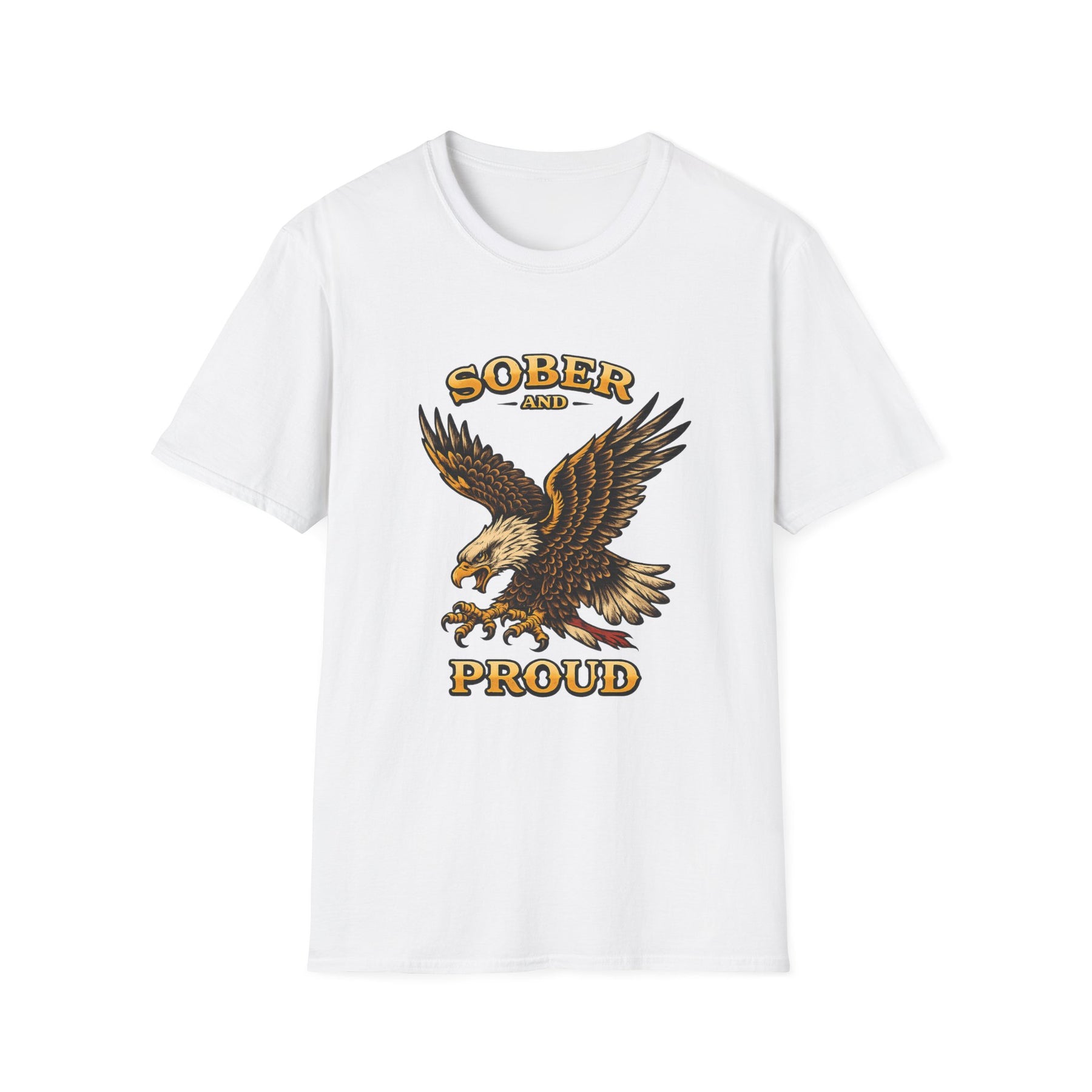 Sober and Proud Eagle Tee