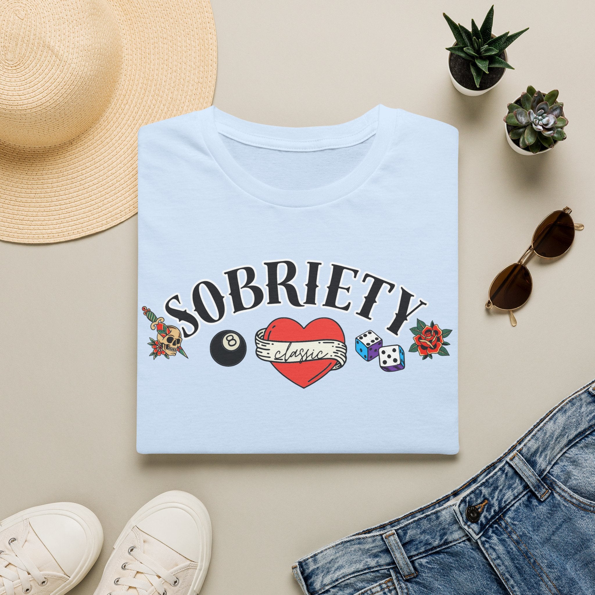 Sobriety Classic™ – Vintage Recovery Luck Tee
