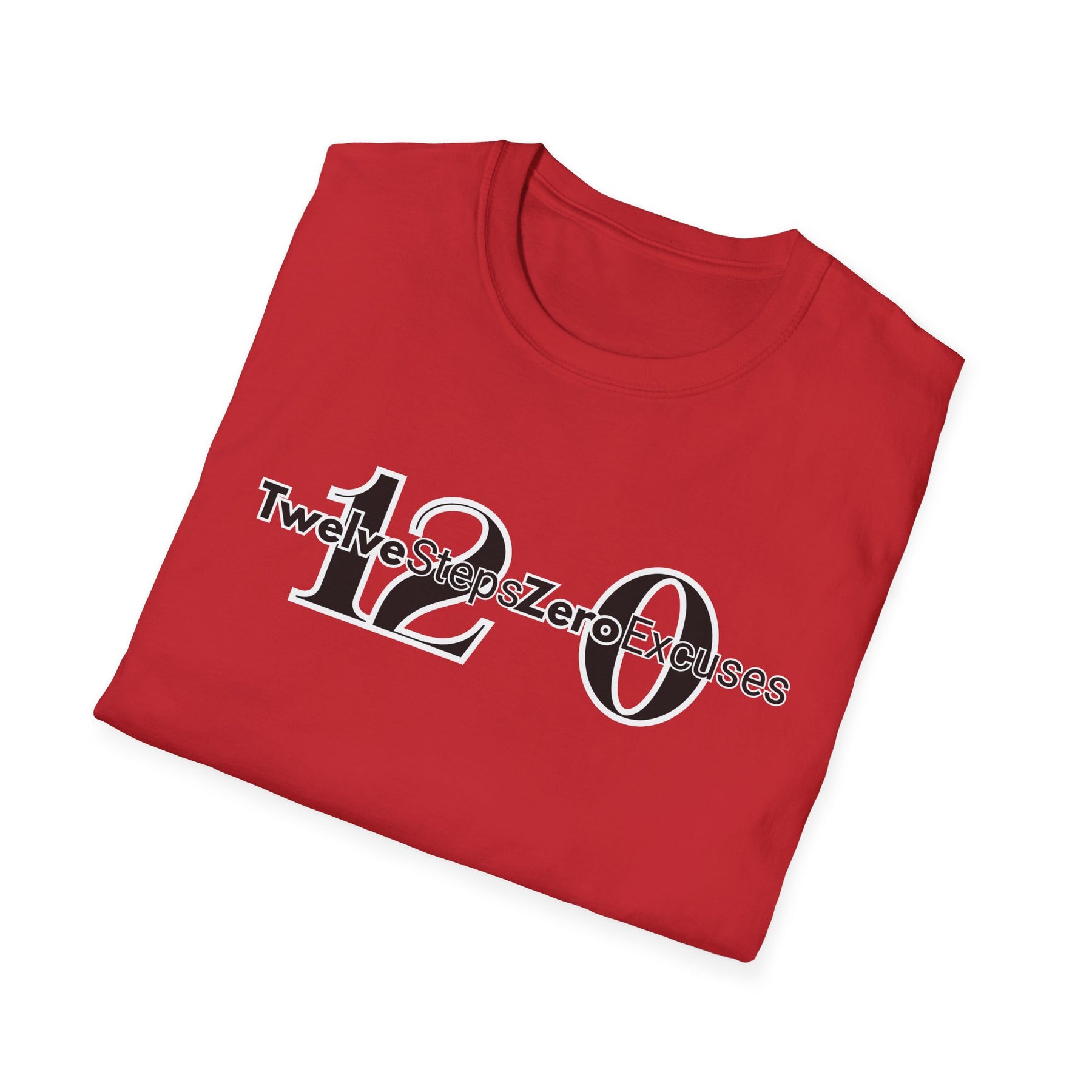 12 & 0 Tee | 12 Steps Zero Excuses Shirt | DPR Recovery Tees – DPR Recovery Tee