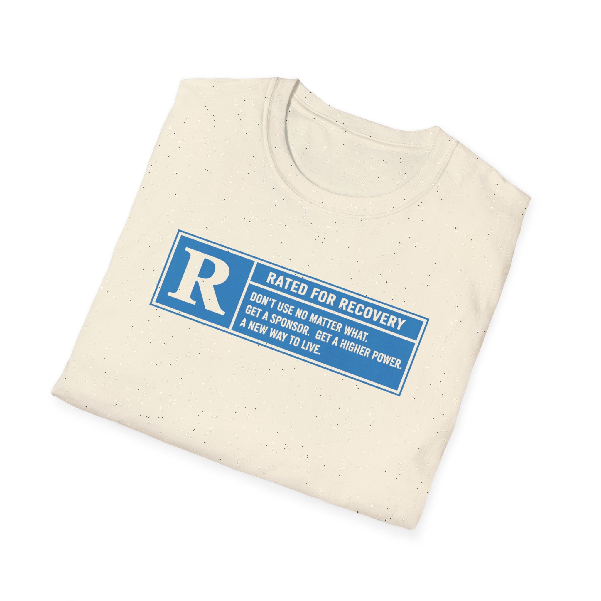 Rated For Recovery Tee – Motivational Sober Lifestyle Shirt