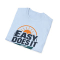 Easy Does It Recovery Tee – Minimalist Sober Lifestyle Shirt