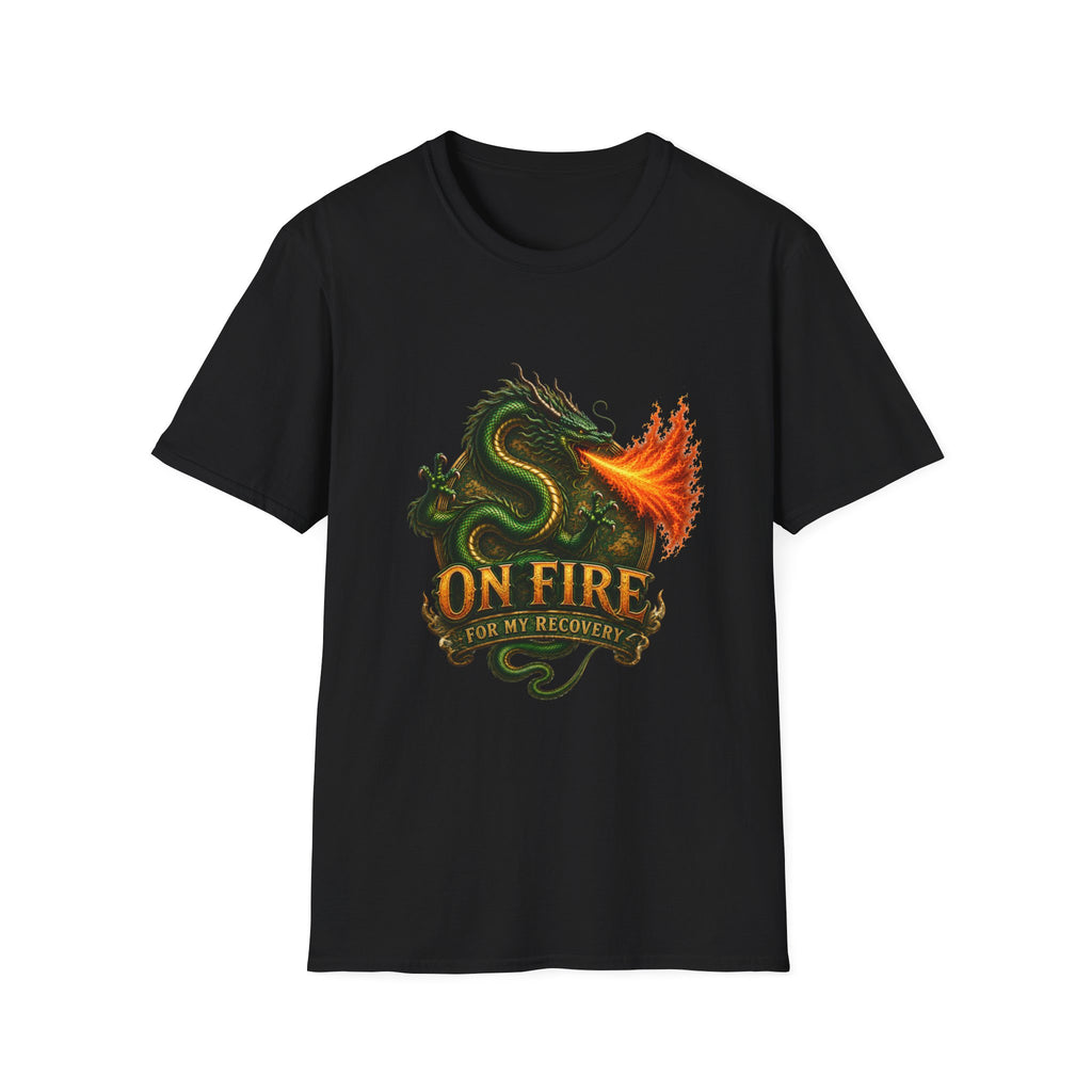 On Fire for My Recovery™ Dragon T-Shirt