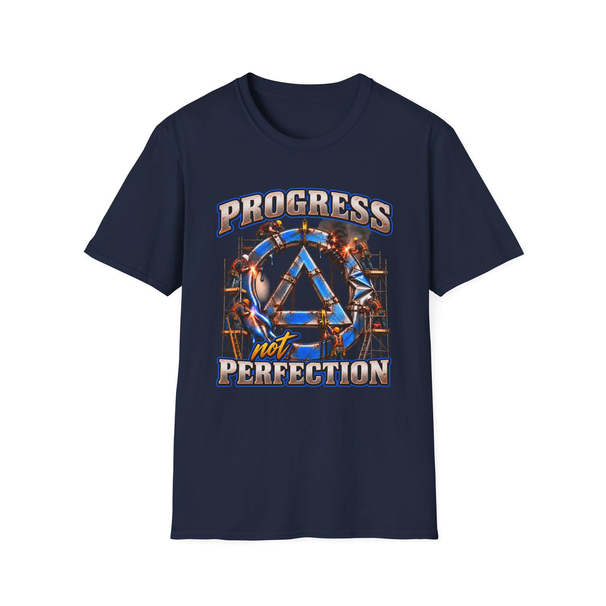 Progress Not Perfection Recovery T-Shirt – Sobriety, Growth & Rebuilding Tee