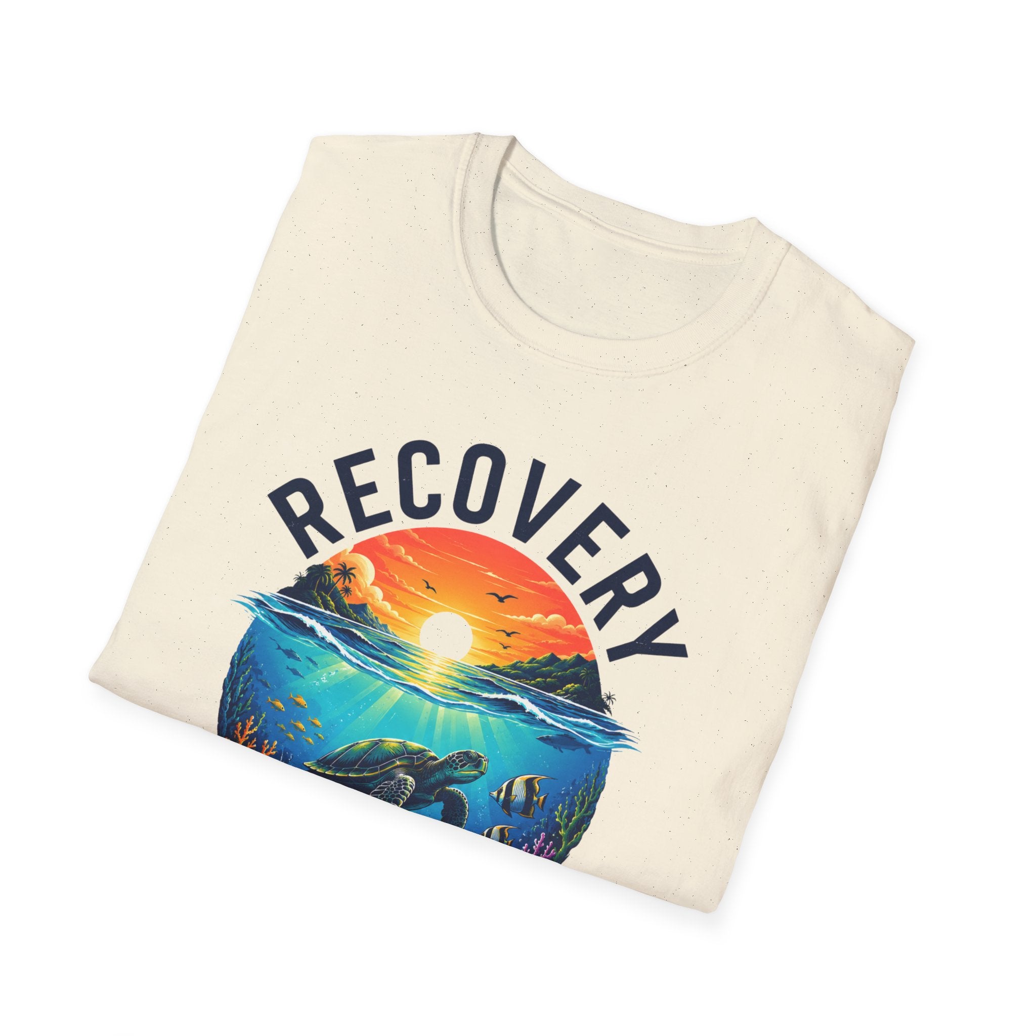 Recovery Is My Comeback Turtle Tee – Coastal Recovery Streetwear Shirt