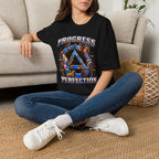Progress Not Perfection Recovery T-Shirt – Sobriety, Growth & Rebuilding Tee