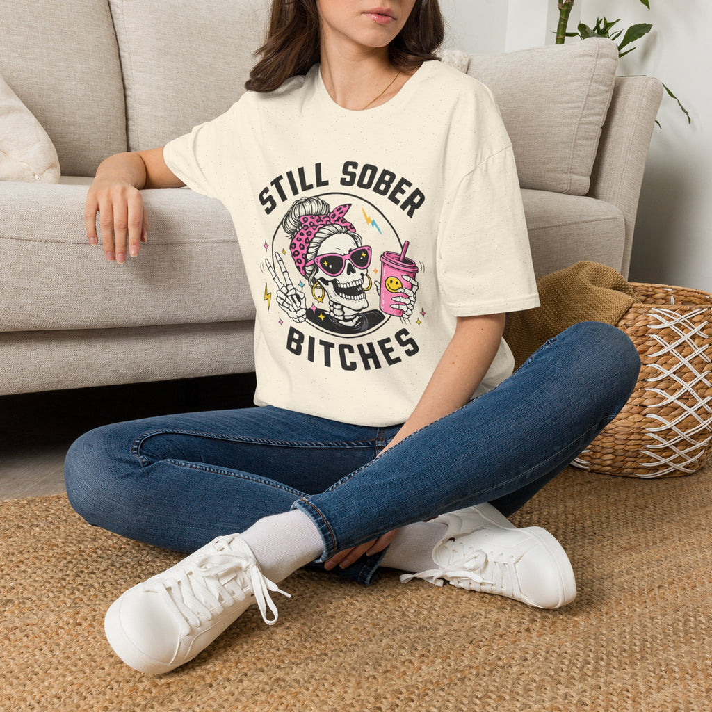 Choose Peace Still Sober Bitches Skeleton Recovery T-Shirt