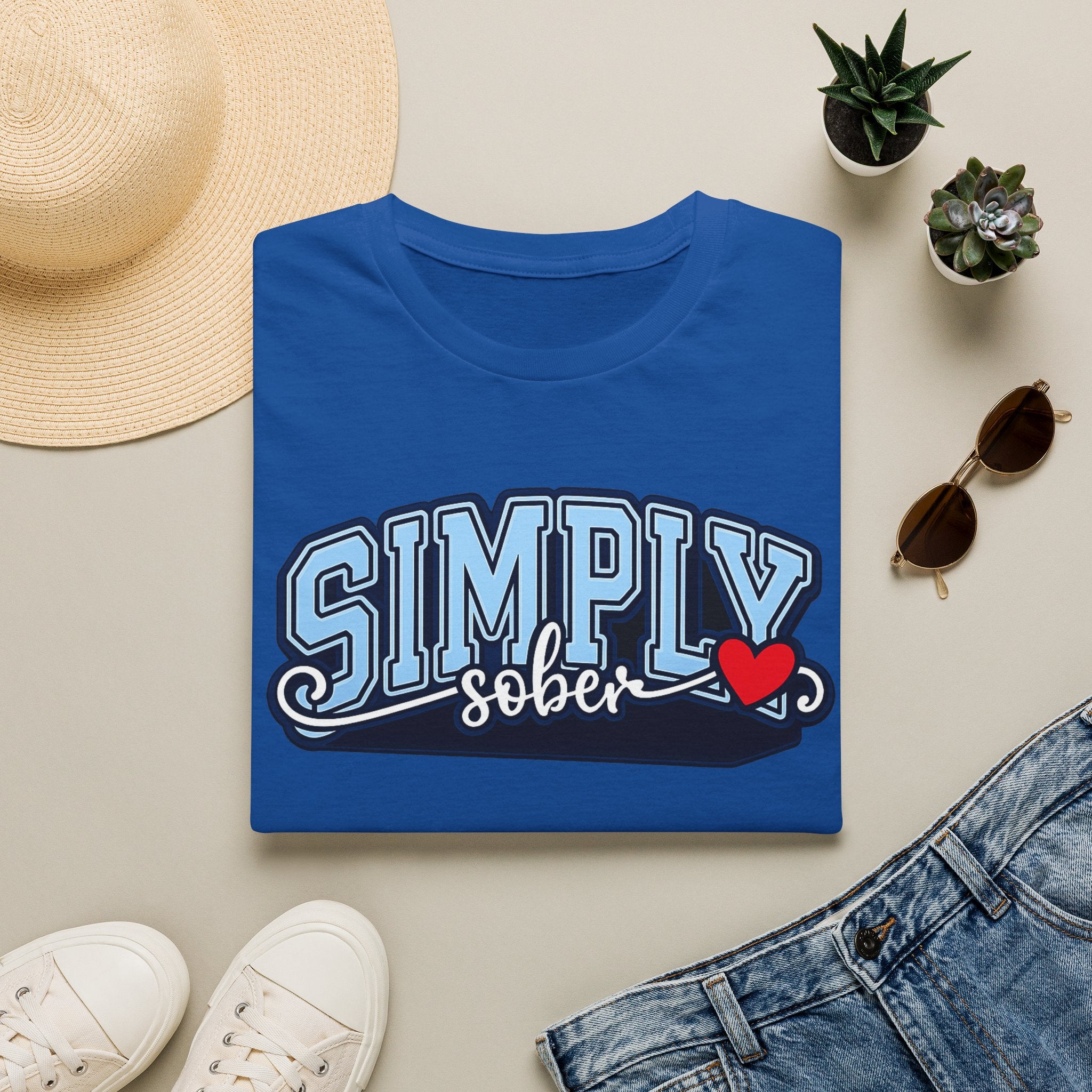 Simply Sober Heart Edition Tee
