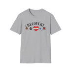Recovery Classic T-Shirt | Vintage Sobriety & Addiction Recovery Graphic Tee
