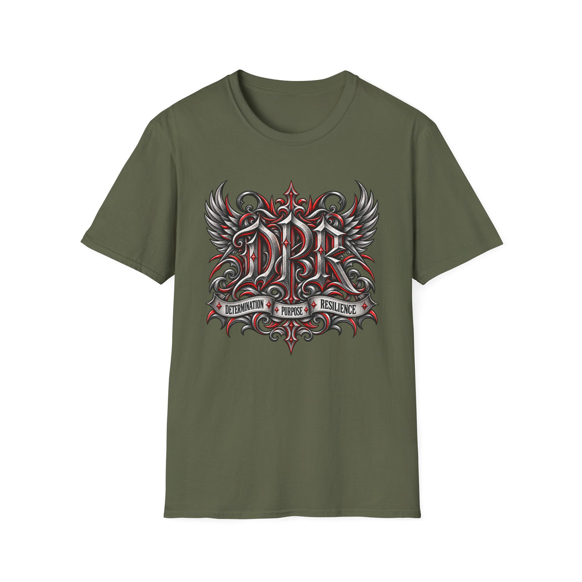 Determination Purpose Resilience T-Shirt – Bold Recovery & Sobriety Tee