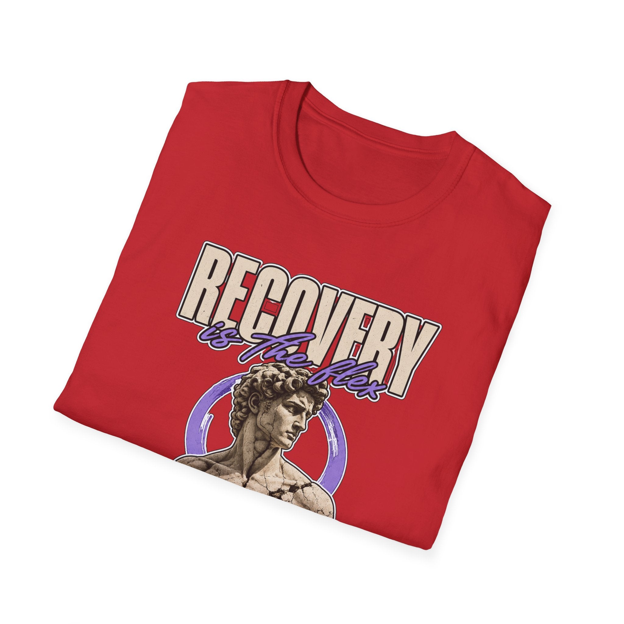 Recovery Is The Flex Tee – Trendy Sober Streetwear Shirt