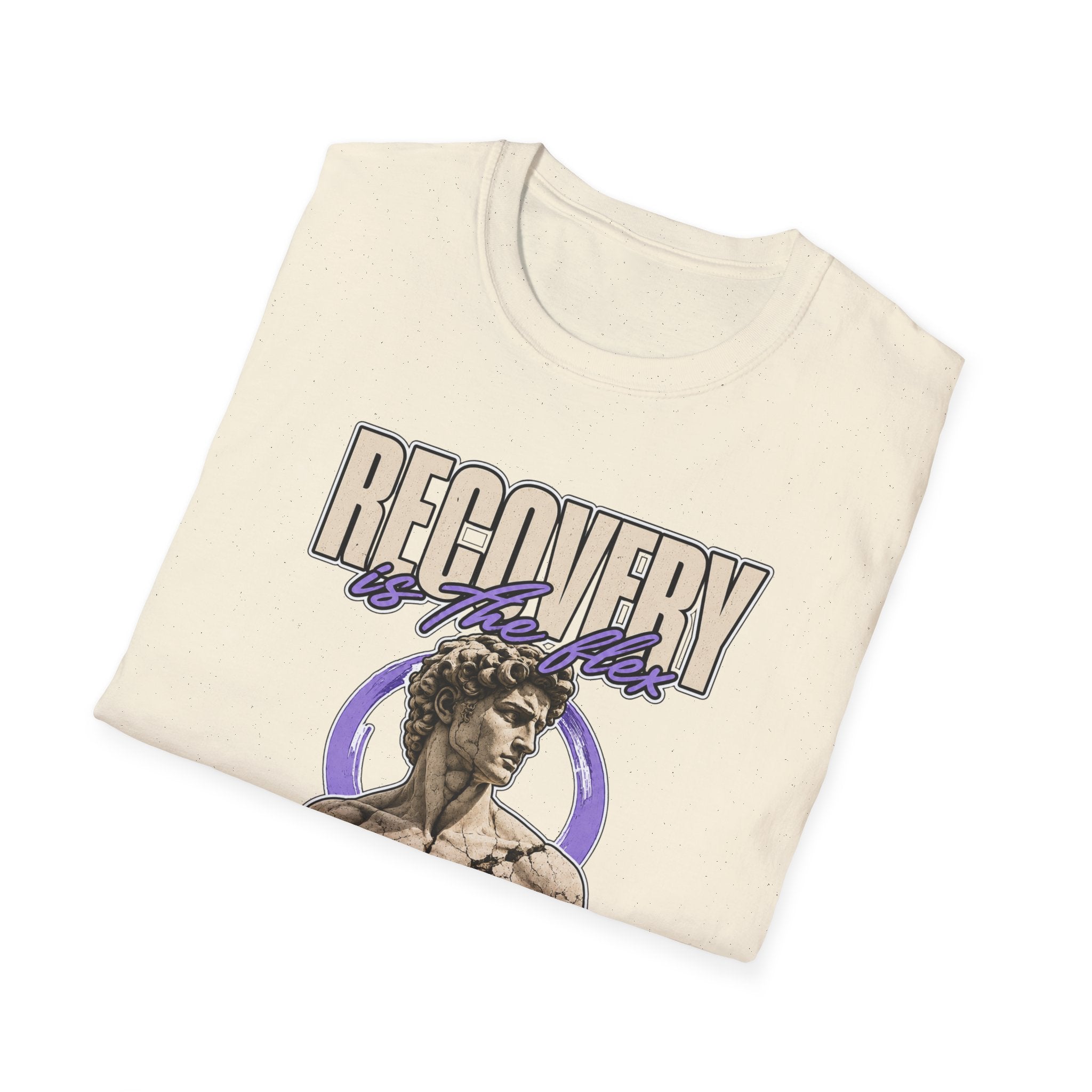 Recovery Is The Flex Tee – Trendy Sober Streetwear Shirt