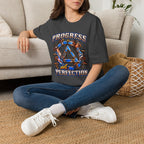 Progress Not Perfection Recovery T-Shirt – Sobriety, Growth & Rebuilding Tee