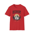 Recovery Is Freedom Tee – Nature Inspired Sober Lifestyle Shirt