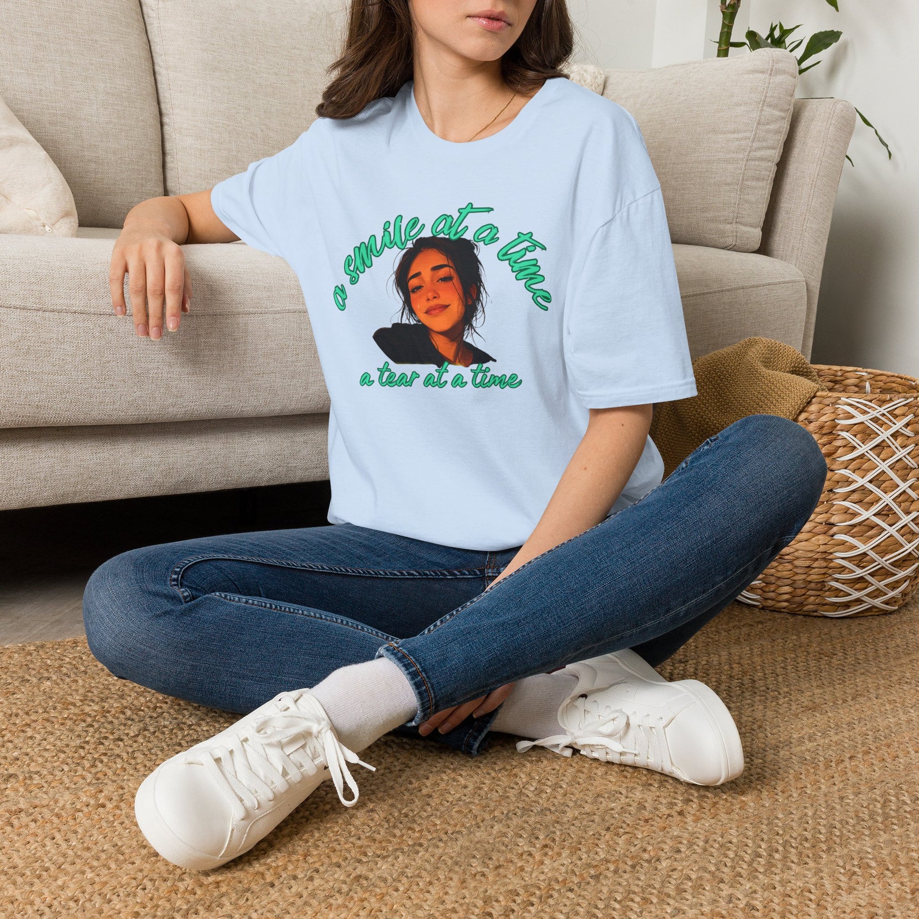 One Smile at a Time, One Tear at a Time – Recovery & Sobriety Shirt – DPR Recovery Tee