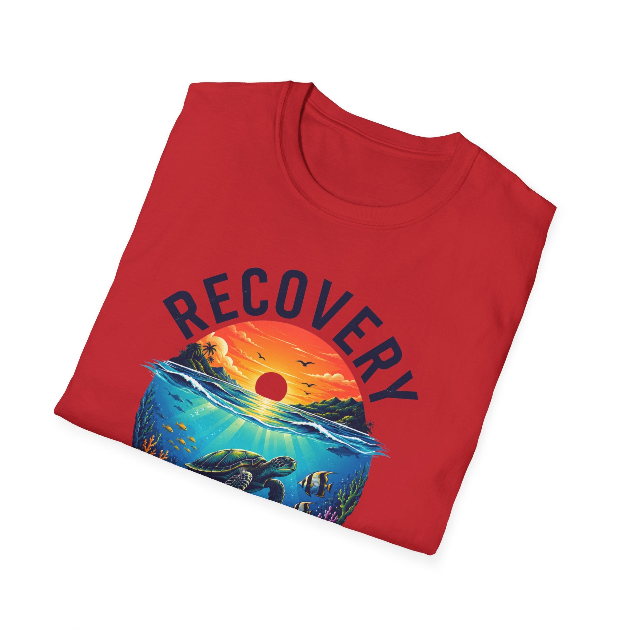 Recovery Is My Comeback Turtle Tee – Coastal Recovery Streetwear Shirt
