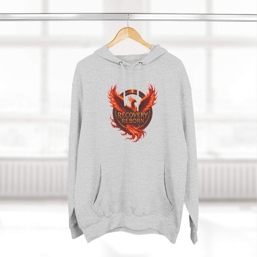 Recovery Reborn Phoenix Hoodie | Rise From the Ashes Sobriety Tee