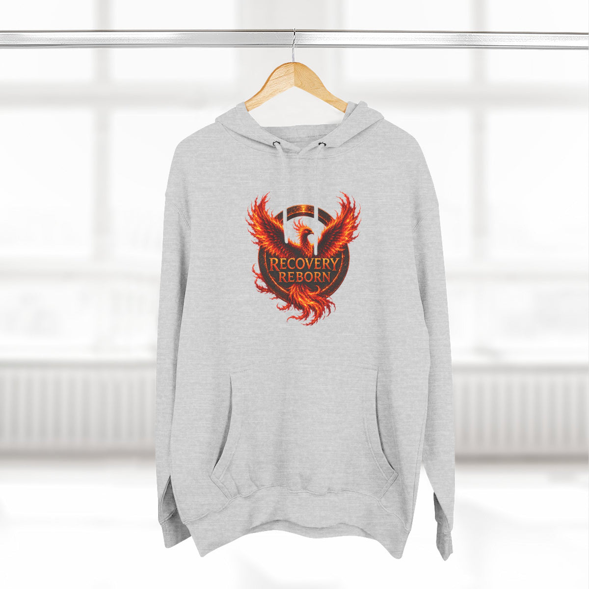Recovery Reborn Phoenix Hoodie | Rise From the Ashes Sobriety Tee
