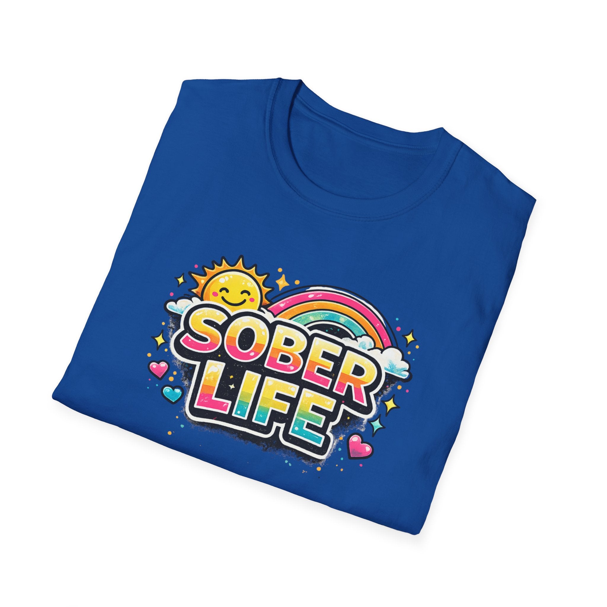 Sober Life Tee – Colorful Trendy Recovery Shirt