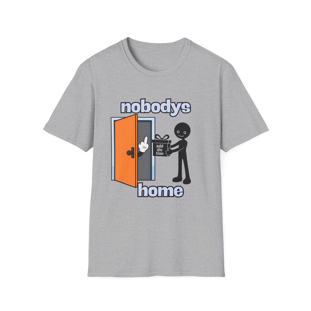 Nobody's Home Recovery Tee – design detail | DPR Recovery Tees