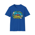 One Day At A Time Sober Floral Tee