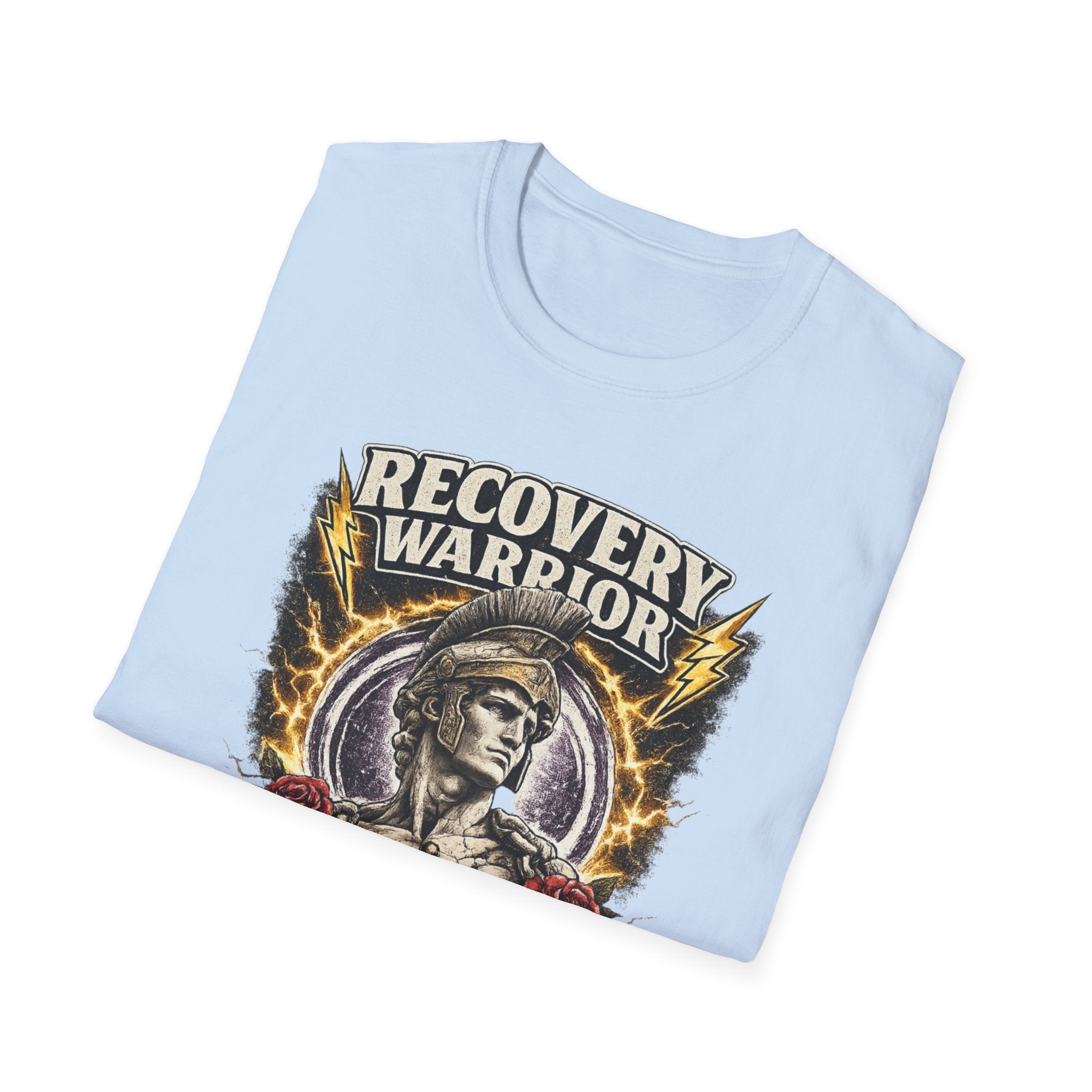 Recovery Warrior Tee – Motivational Sober Streetwear Shirt