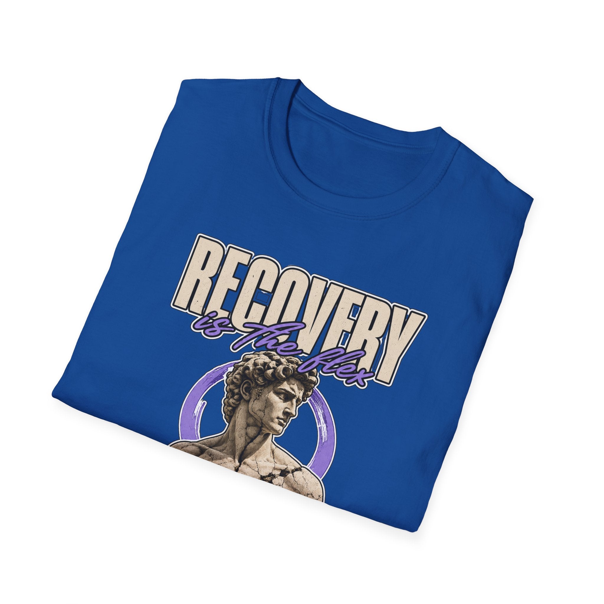 Recovery Is The Flex Tee – Trendy Sober Streetwear Shirt