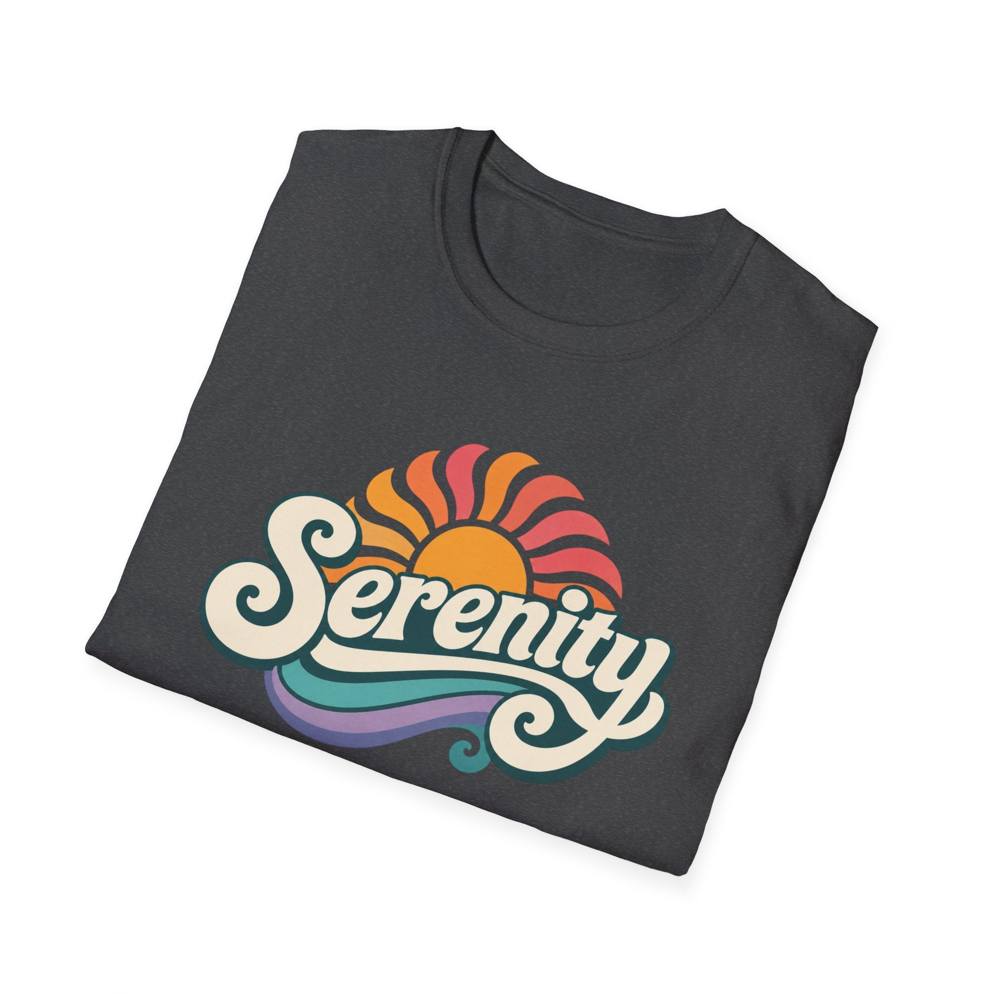 Serenity Retro Recovery Tee – Vintage Sober Lifestyle Shirt
