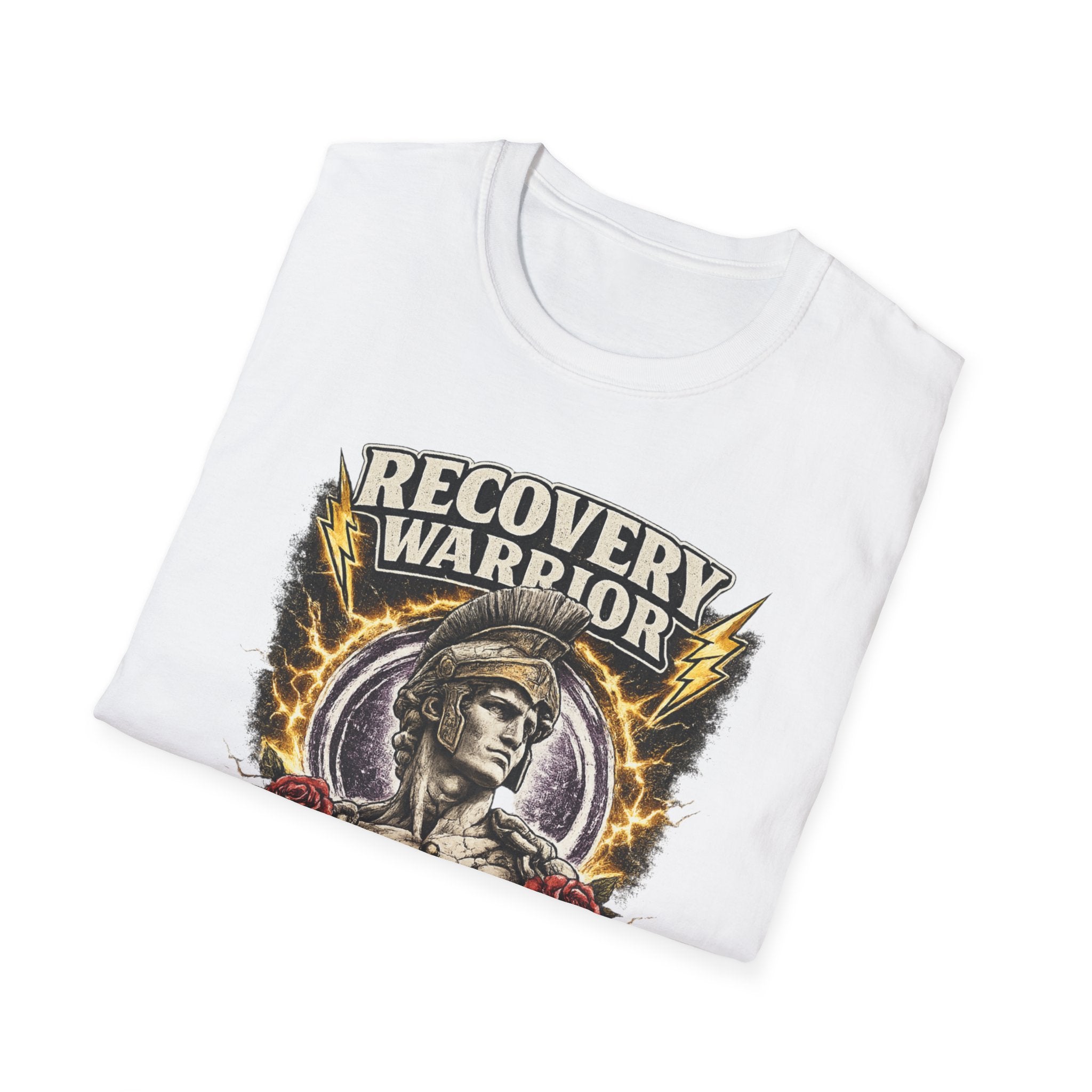 Recovery Warrior Tee – Motivational Sober Streetwear Shirt
