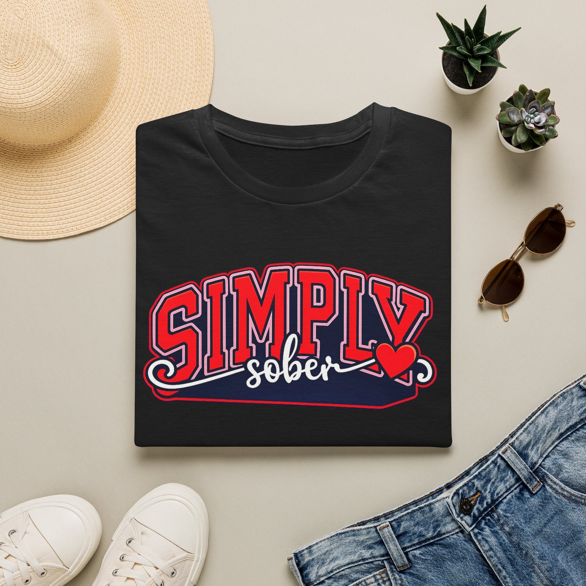 Simply Sober Heart Edition Tee