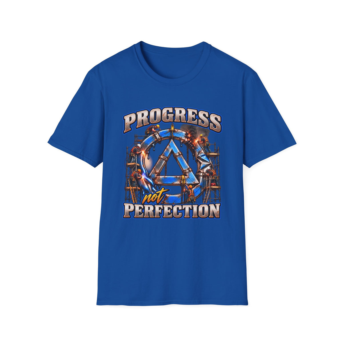 Progress Not Perfection Recovery T-Shirt – Sobriety, Growth & Rebuilding Tee