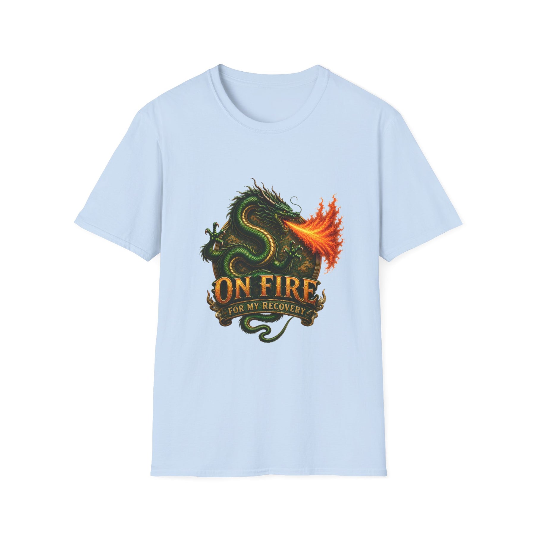 On Fire for My Recovery™ Dragon T-Shirt