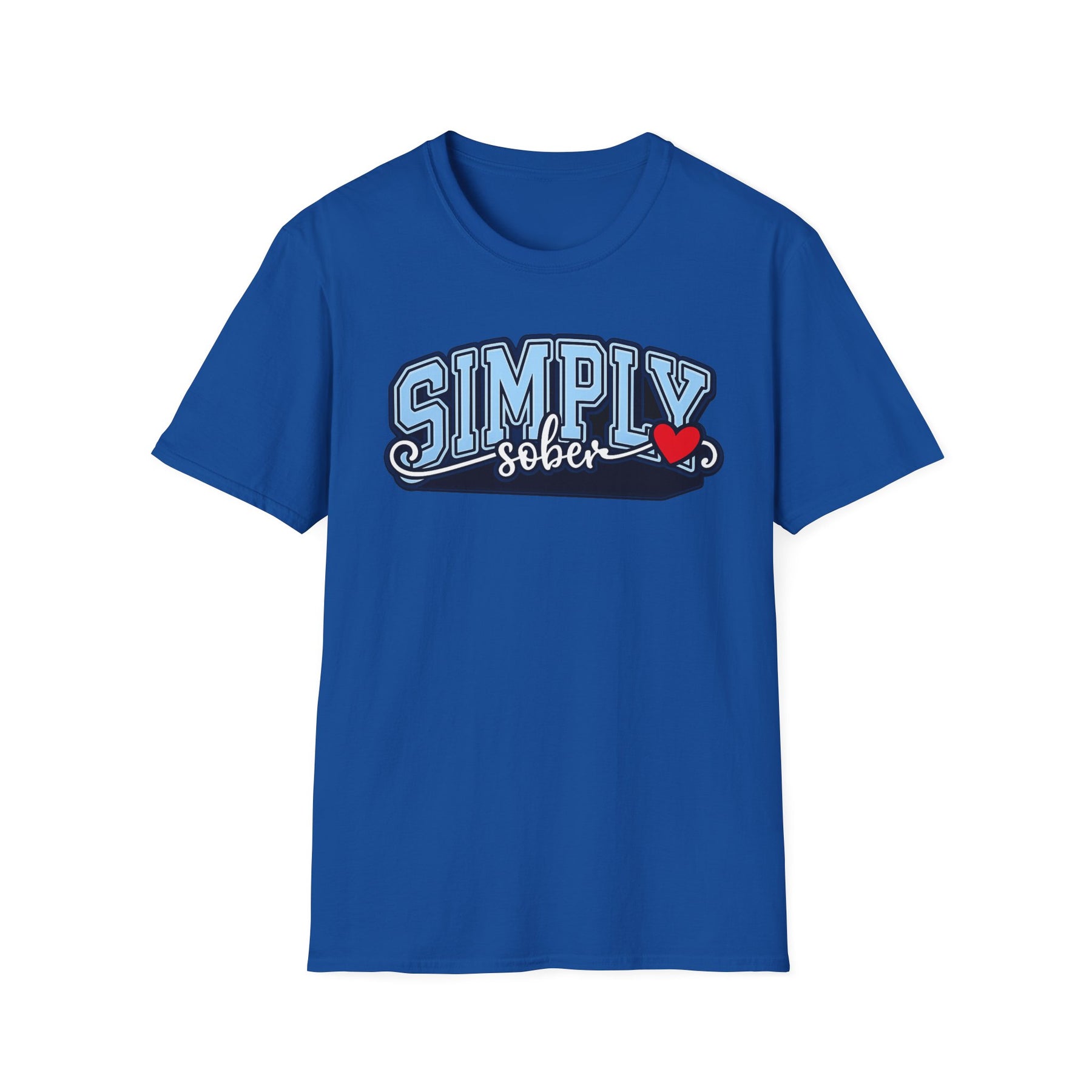 Simply Sober Heart Edition Tee – DPR Recovery Tee