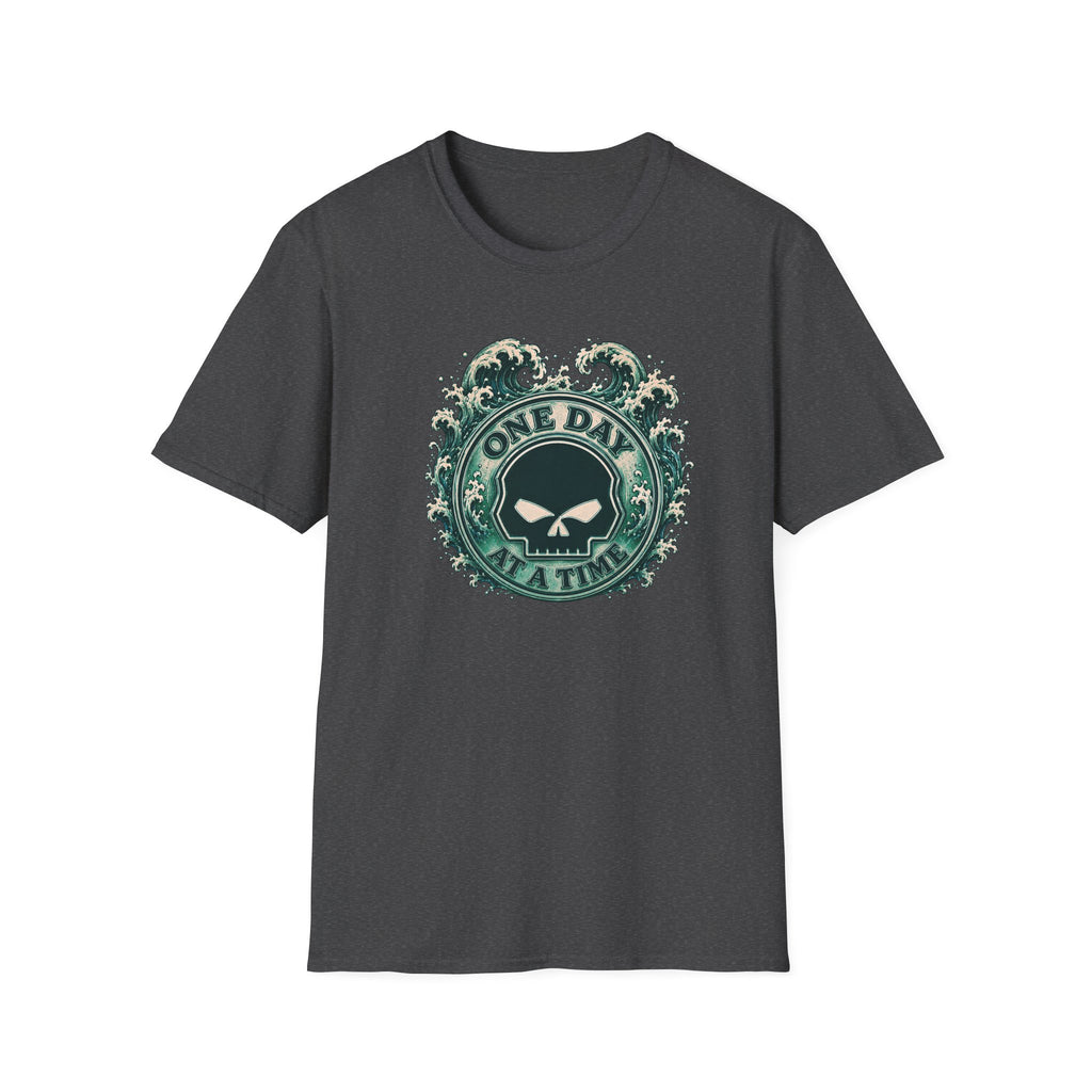 🌊 One Day at a Time Ocean Wave Recovery Tee 🌊