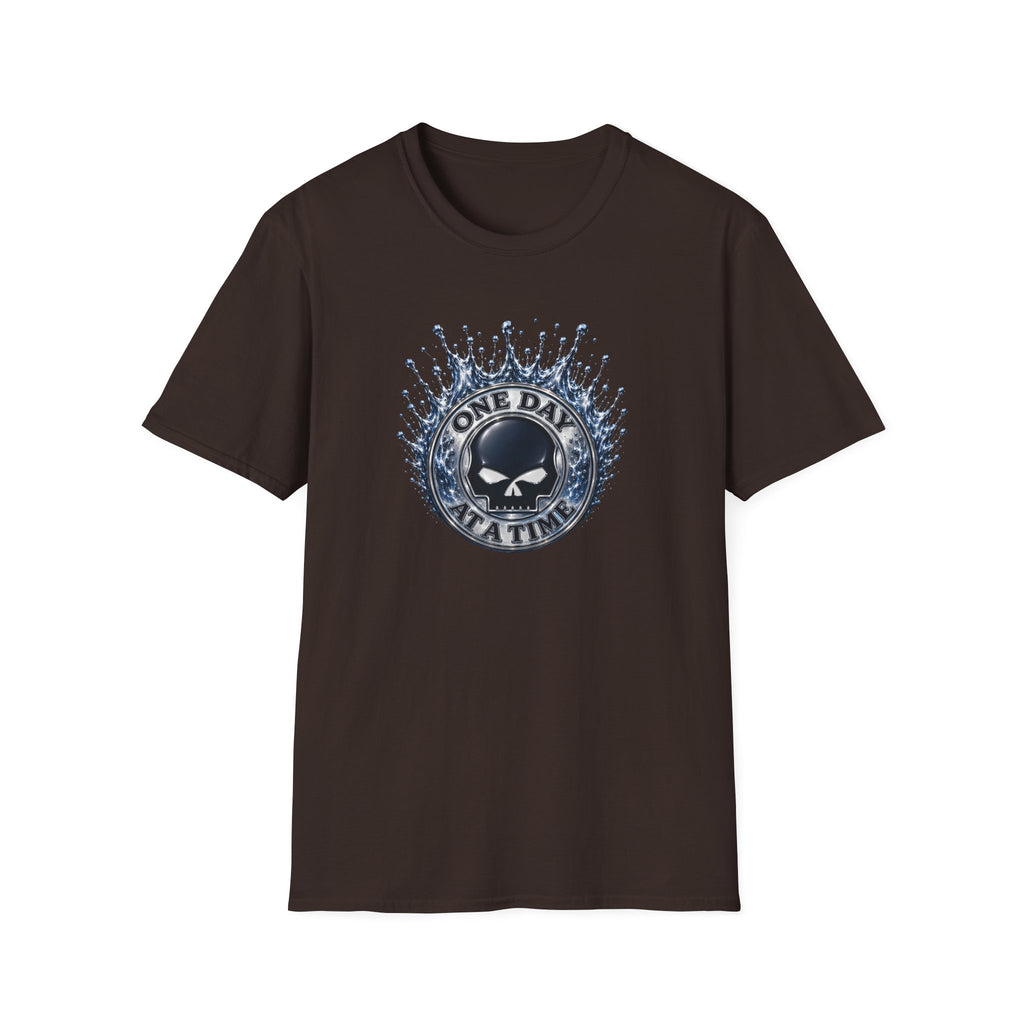 💧 One Day at a Time Liquid Steel Recovery Tee 💧