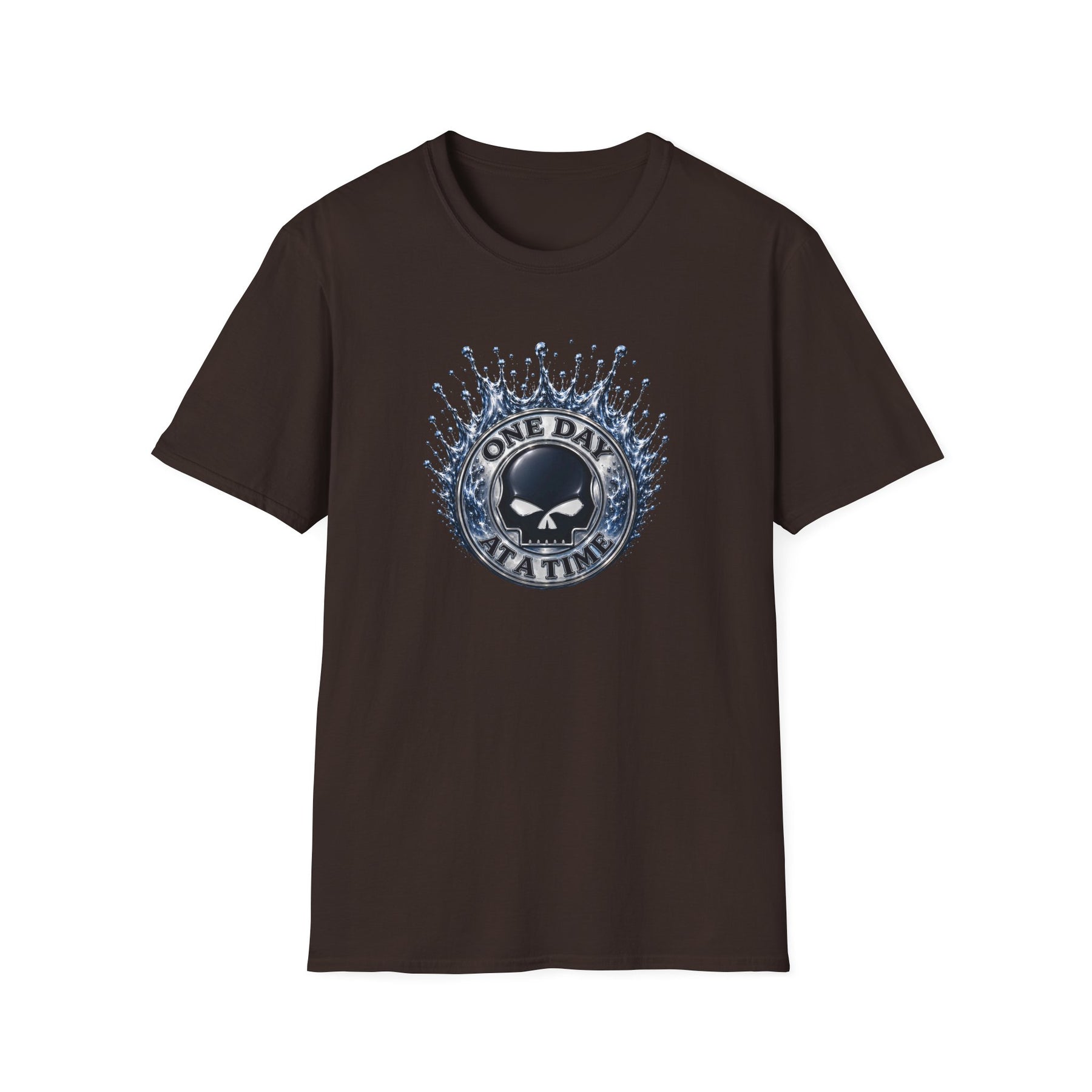 💧 One Day at a Time Liquid Steel Recovery Tee 💧 – DPR Recovery Tee