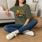 Recovery Life T-Shirt | Colorful Sobriety & Addiction Recovery Inspirational Tee – DPR Recovery Tee