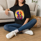 Nine Lives, One Recovery – Meditation Cat Recovery Tee