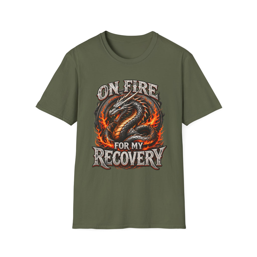 Recovery Forged in Fire Dragon T-Shirt