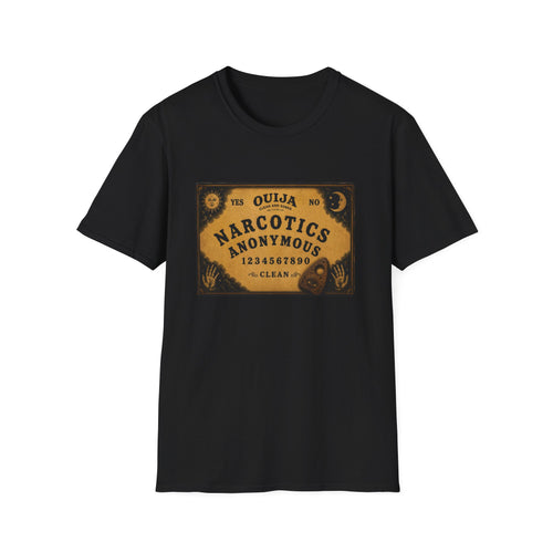 Clean & Sober Spirit Board T-Shirt | Vintage Recovery Board Graphic Tee | Narcotics Anonymous Inspired Recovery Apparel