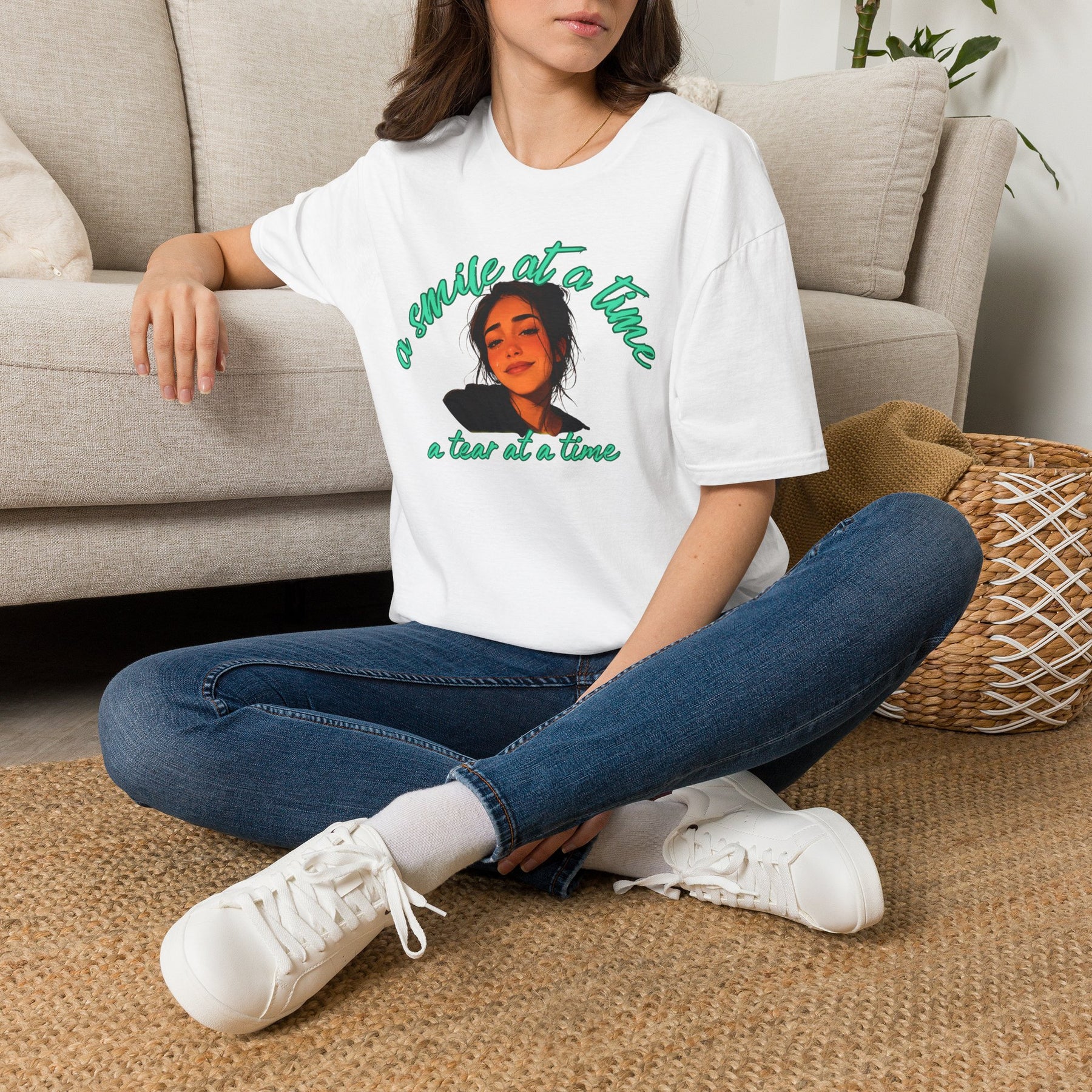 One Smile at a Time, One Tear at a Time – Recovery & Sobriety Shirt – DPR Recovery Tee
