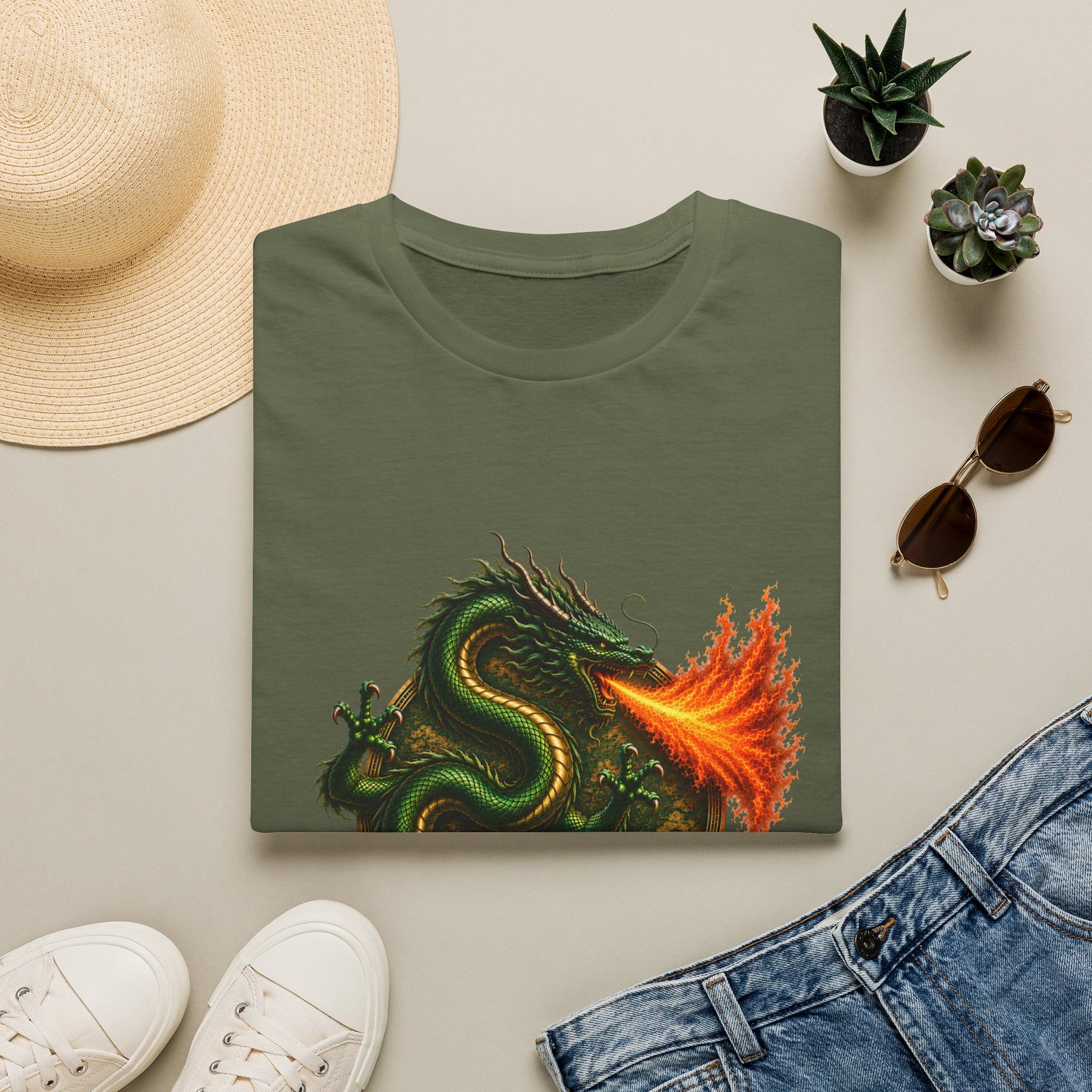 On Fire for My Recovery Dragon Tee