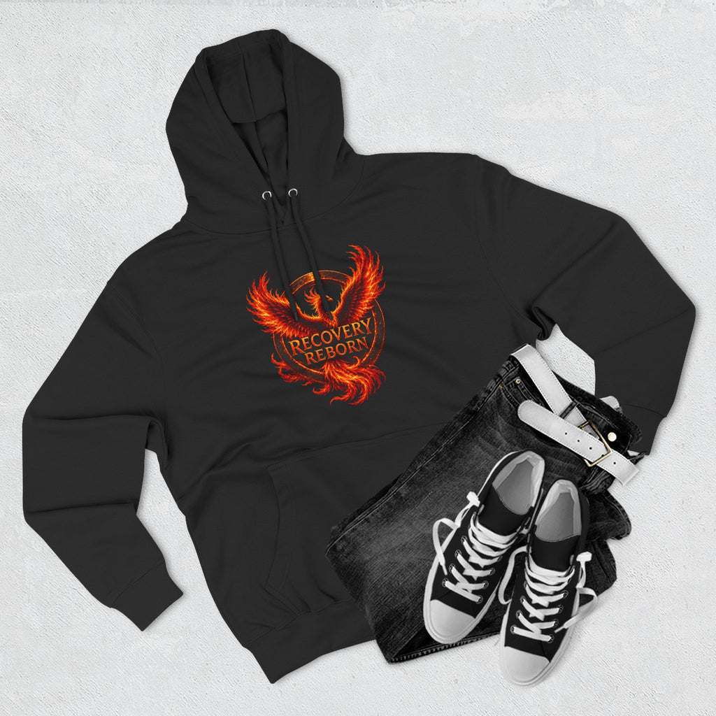 Recovery Reborn Phoenix Hoodie | Rise From the Ashes Sobriety Tee