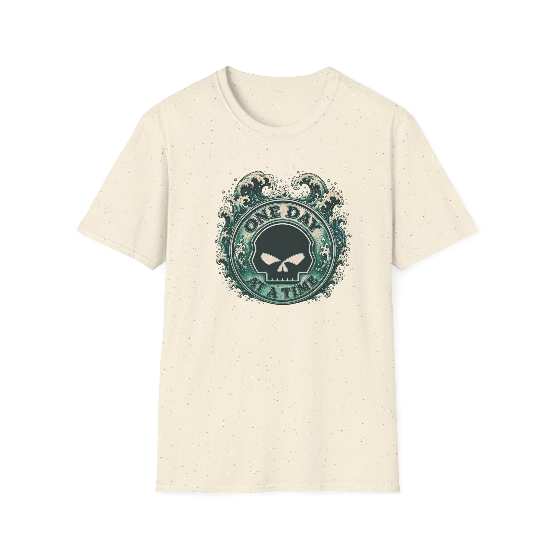 🌊 One Day at a Time Ocean Wave Recovery Tee 🌊 – DPR Recovery Tee