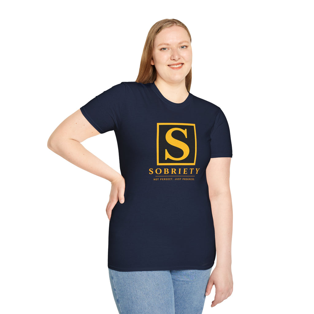 Sobriety – Not Perfect. Just Progress. Tee
