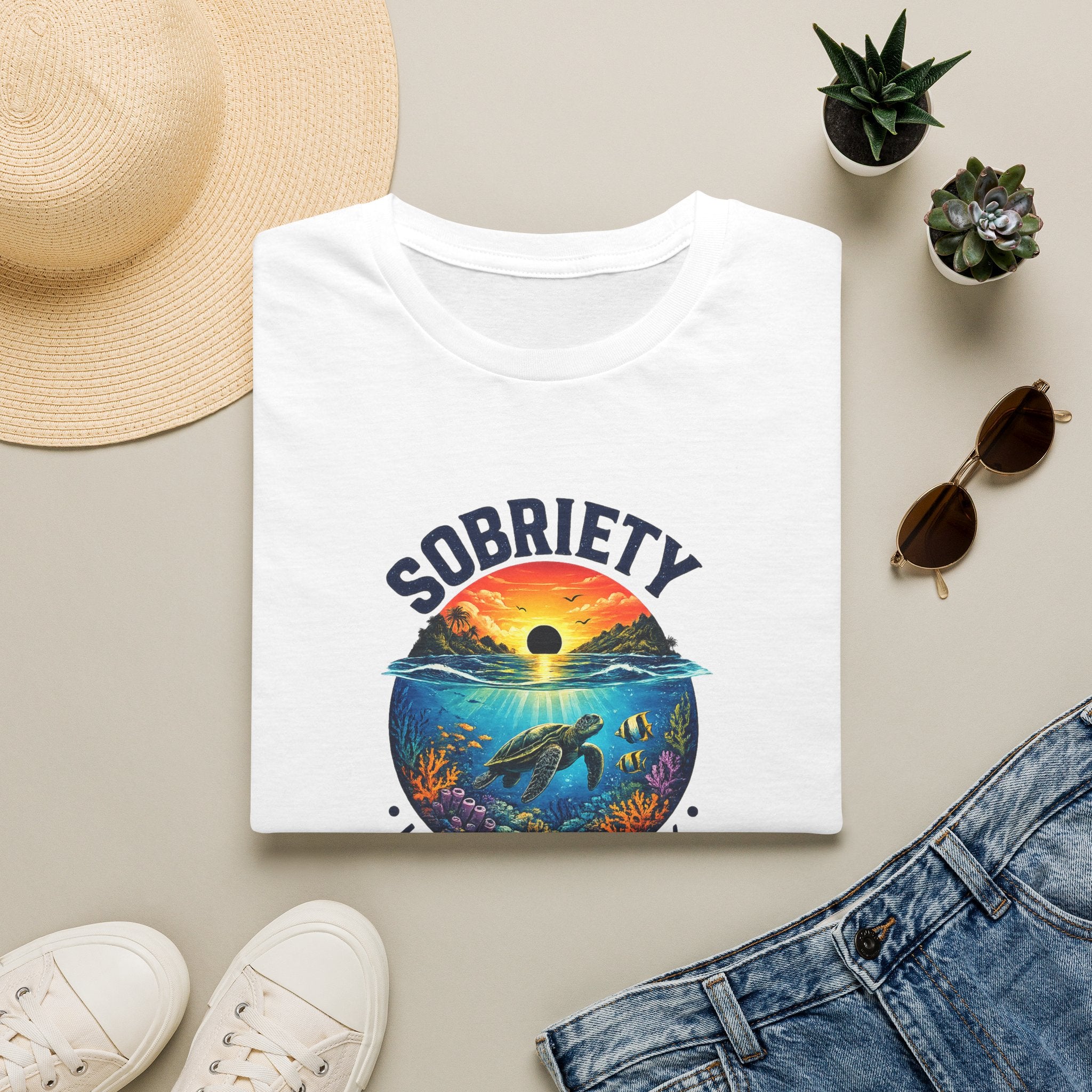Sobriety Is My Comeback – Sea Turtle Recovery Tee