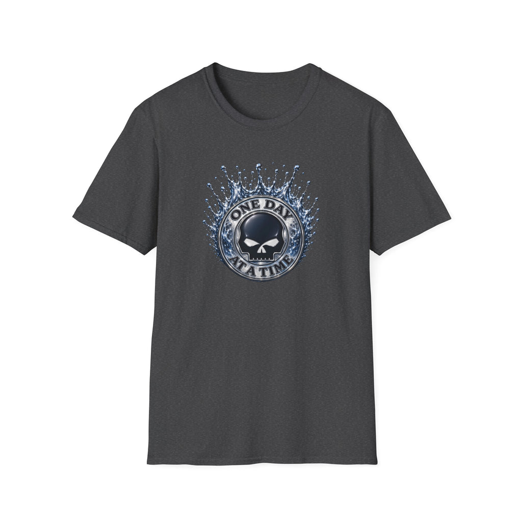 💧 One Day at a Time Liquid Steel Recovery Tee 💧