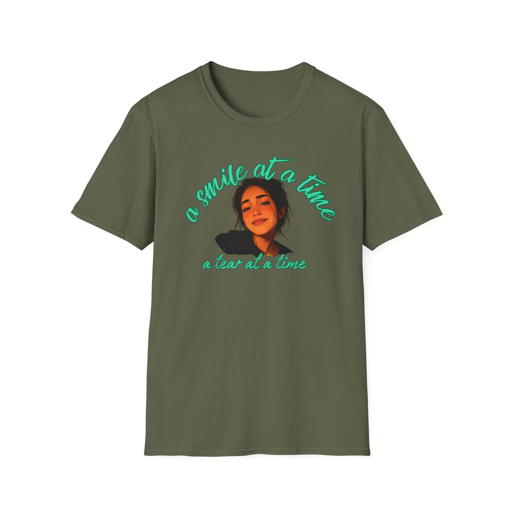 One Smile at a Time, One Tear at a Time – Recovery & Sobriety Shirt